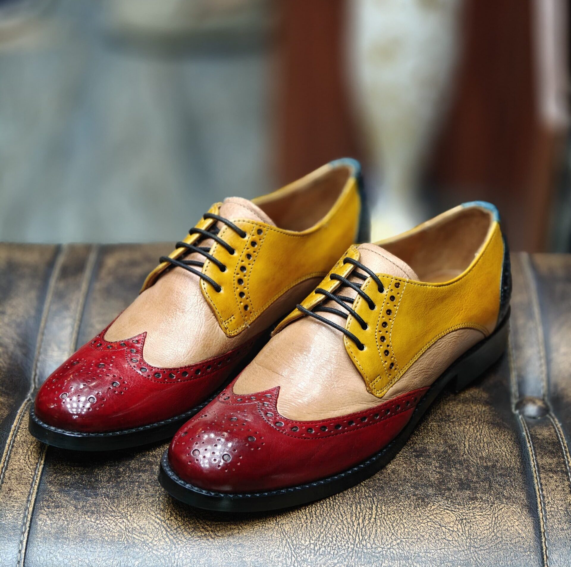 MELVIN & HAMILTON 2 Melvin & Hamilton Multi-Color Patina Brogues: A Unique and Stylish Footwear Choice